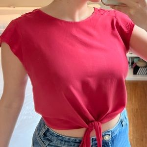 Cropped Tie Top